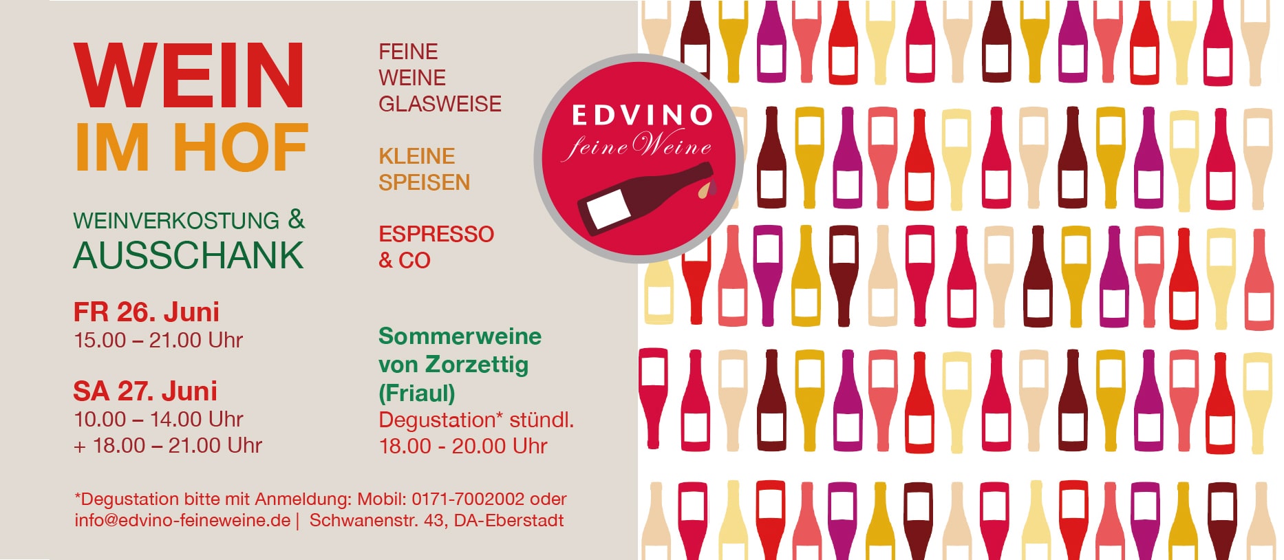 EDVINO Darmstadt Wein im Hof Juni 2020