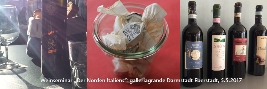 Weinseminar Norden Italiens Darmstadt EDVINO Mai 2017